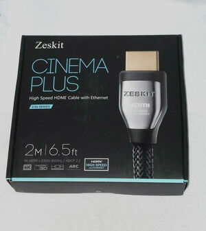 Zeskit Cinema Plus High Speed HDMI Cable w/Ethernet 6.5ft